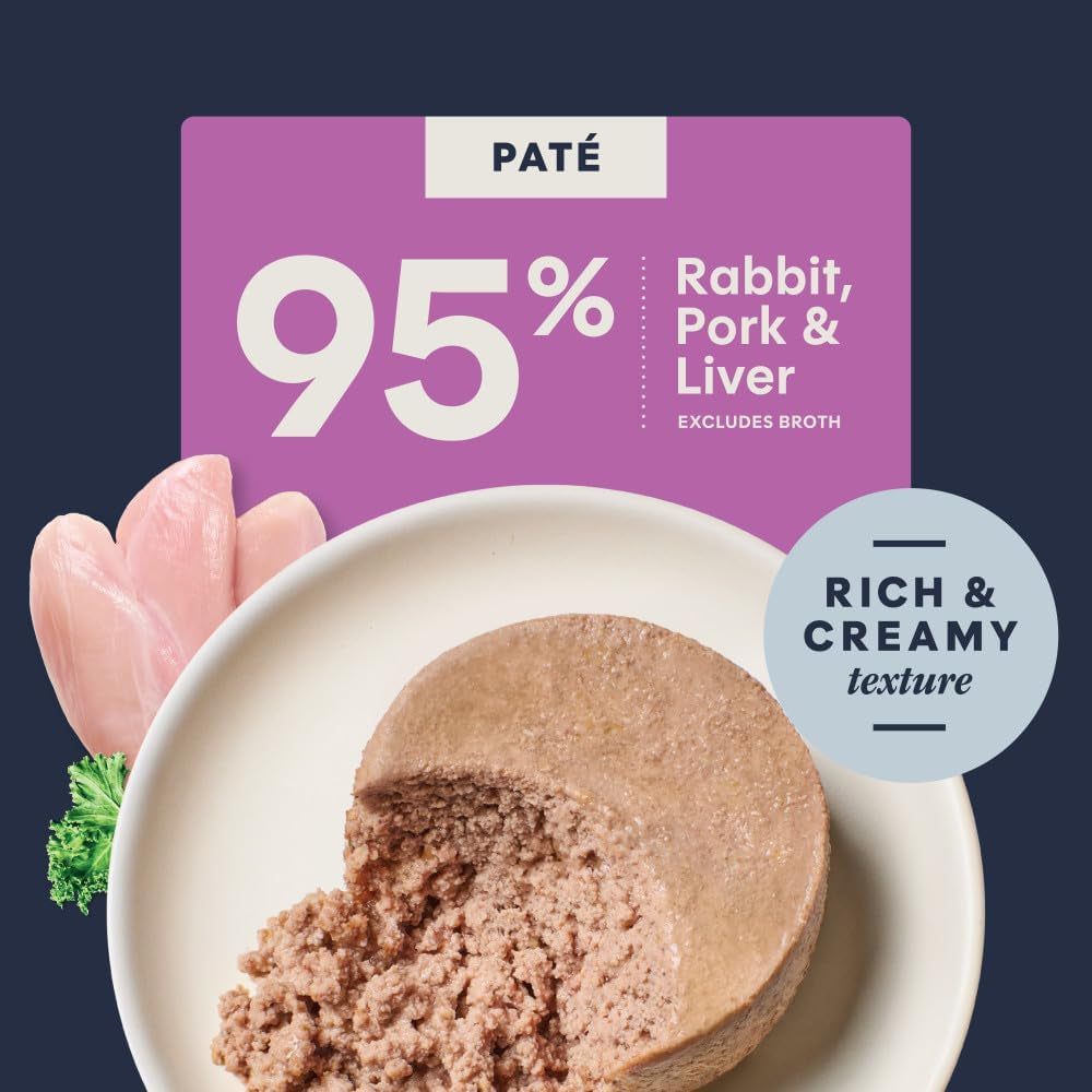 Grain Free Wet Cat Food Pate, Original Recipe Natural Canned Cat Food